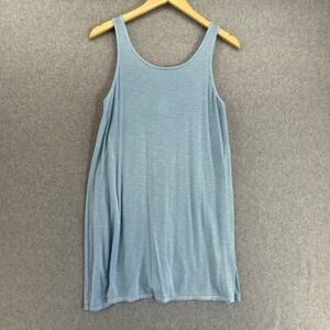 Plume‎ and Thread Womens Size 3 Large Blue Glacier Sleeveless Tunic Tank Top NWT